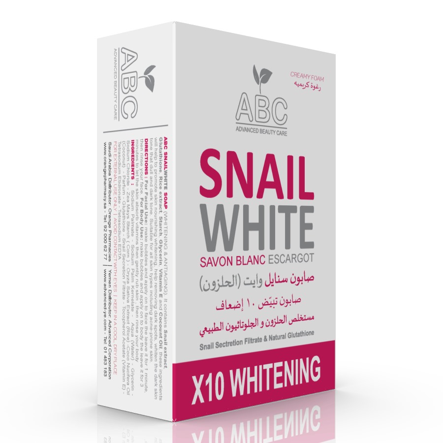 Snail white Soap X10 whitening and ANTIAGING